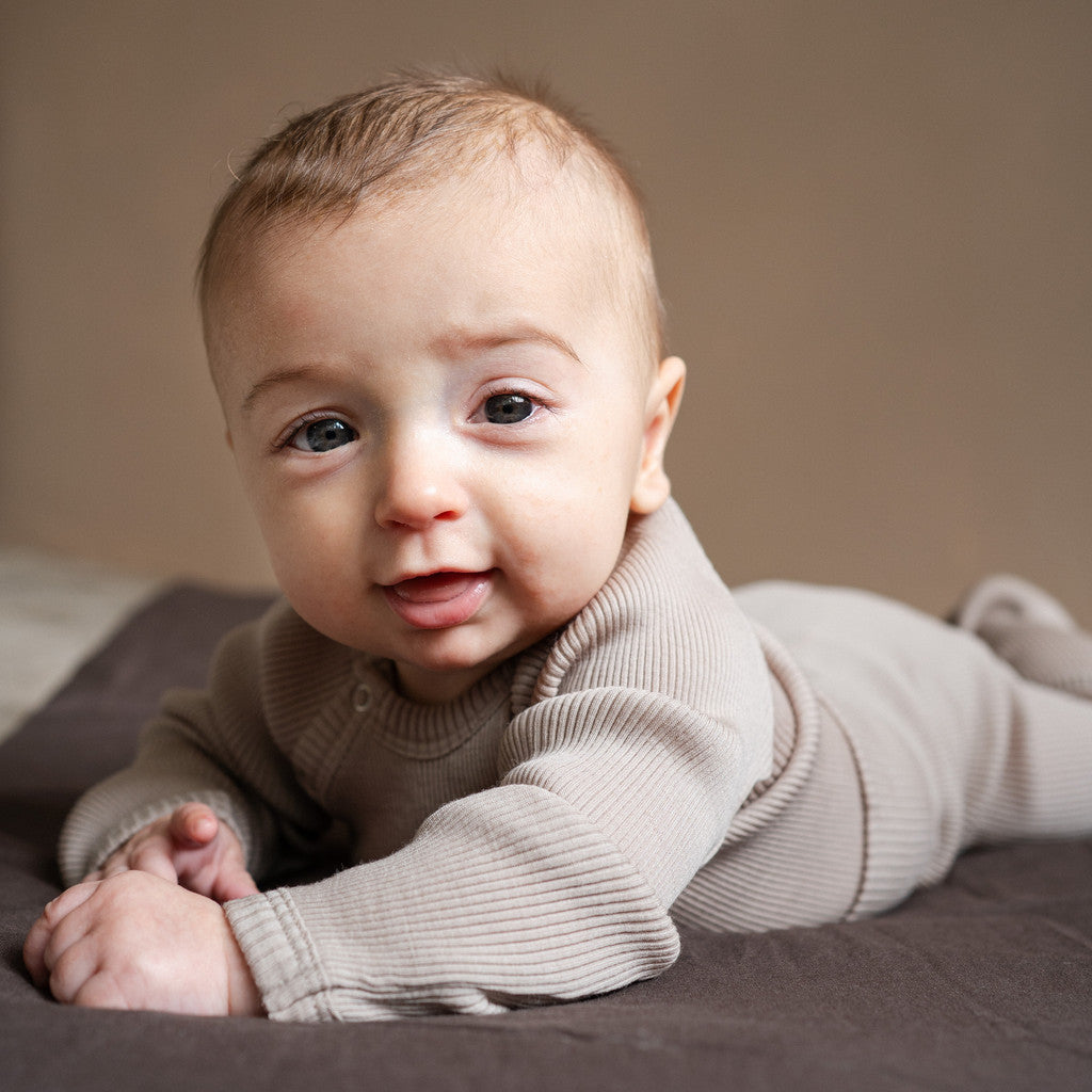 minimalisma Ask - Baby wool long sleeve bodysuit Body Hemp