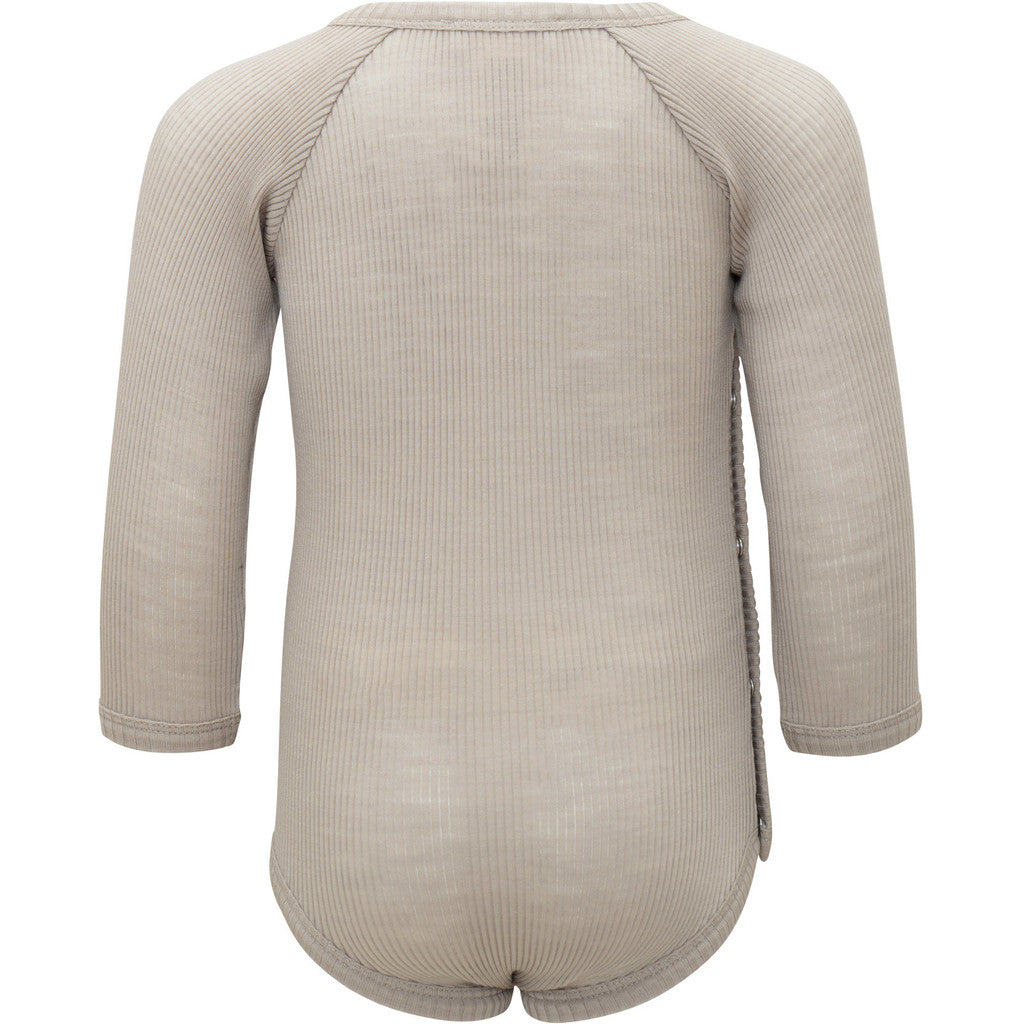 minimalisma Ask - Baby wool long sleeve bodysuit Body Hemp