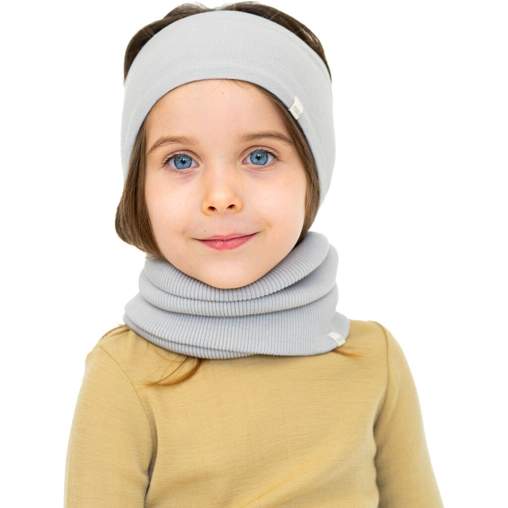 minimalisma Asterix Bib / Hairband / Acc Light Grey