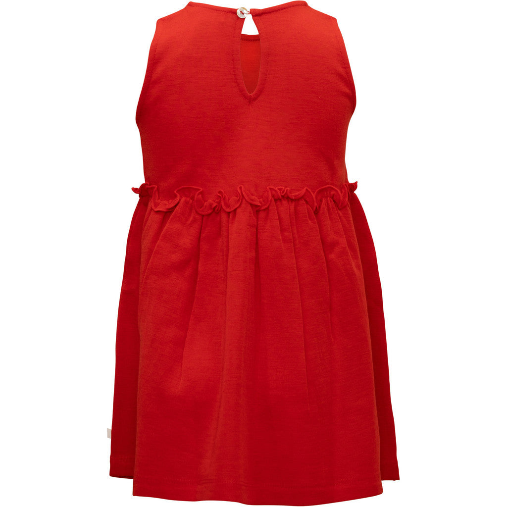 minimalisma Astrid - Children's wool sleeveless dress Dress Red