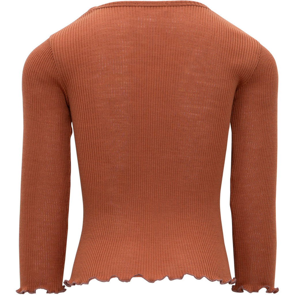 minimalisma Atlantic-frill 2-6Y Blouse for kids Rust