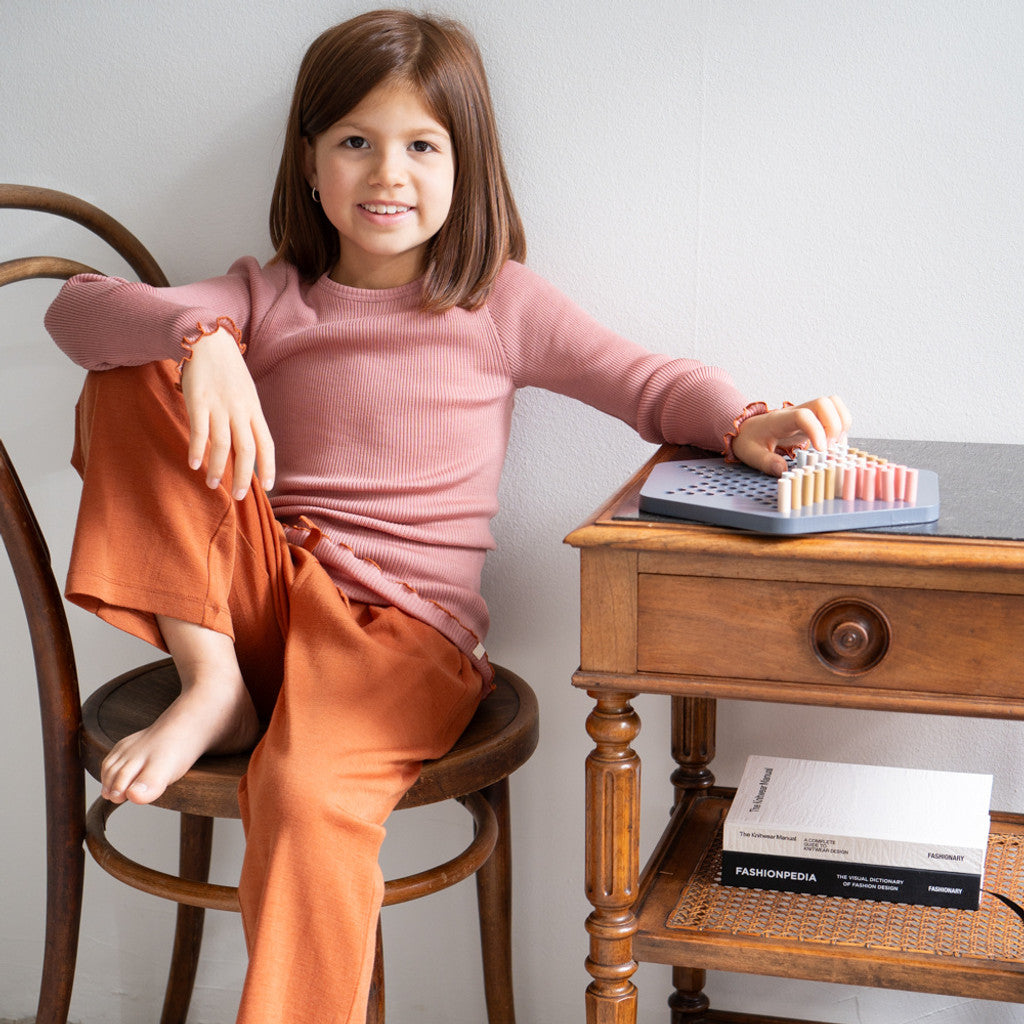 minimalisma Atlantic-frill 6-14Y Blouse for kids Rose