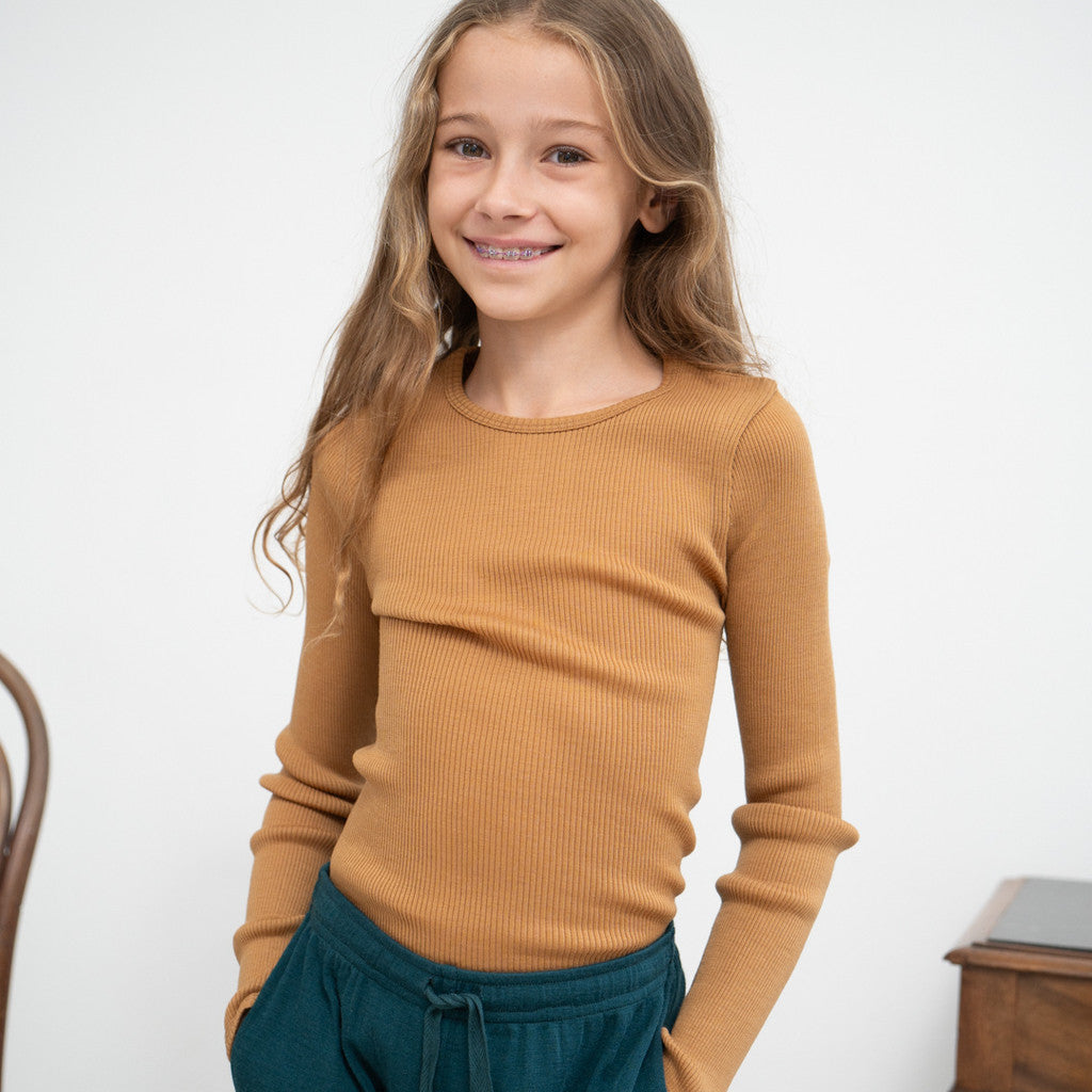 minimalisma Atlantic 2-6Y Blouse for kids Golden Wheat