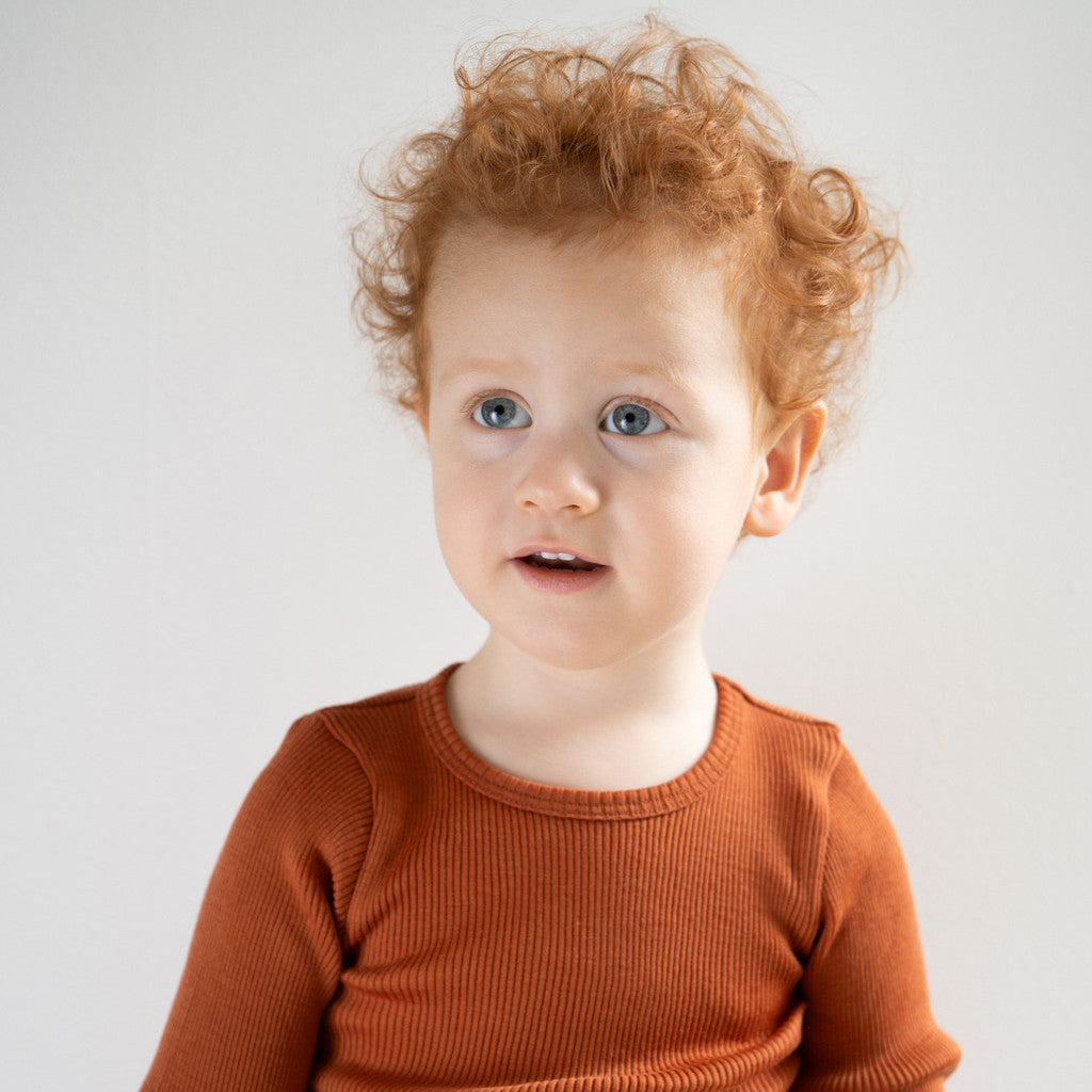 minimalisma Atlantic 2-6Y Blouse for kids Rust