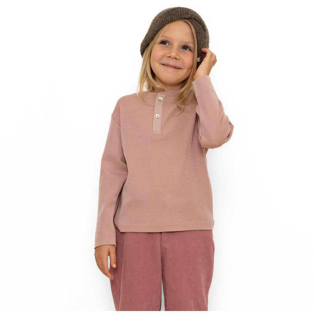 minimalisma Atlas 2-5Y Blouse for kids Dusty Rose