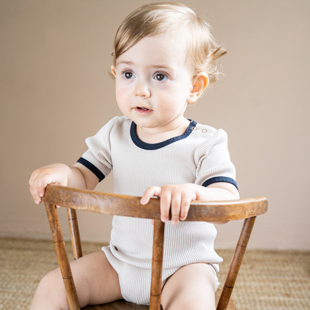 minimalisma Baldur Body Ecru with Dark Blue