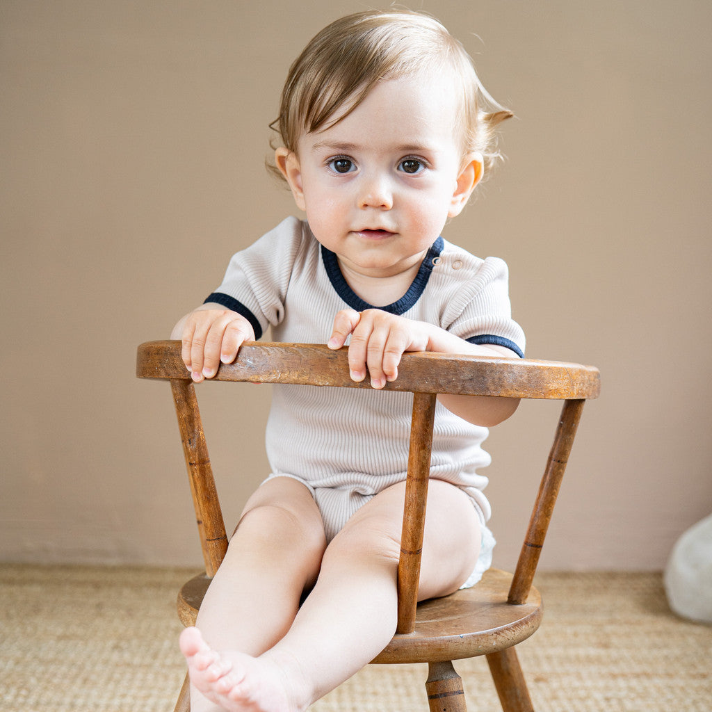 minimalisma Baldur Body Ecru with Dark Blue