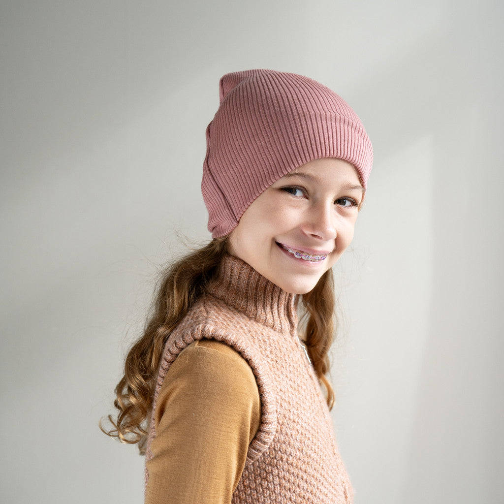 minimalisma Bambi Hat / Bonnet Antique Rose
