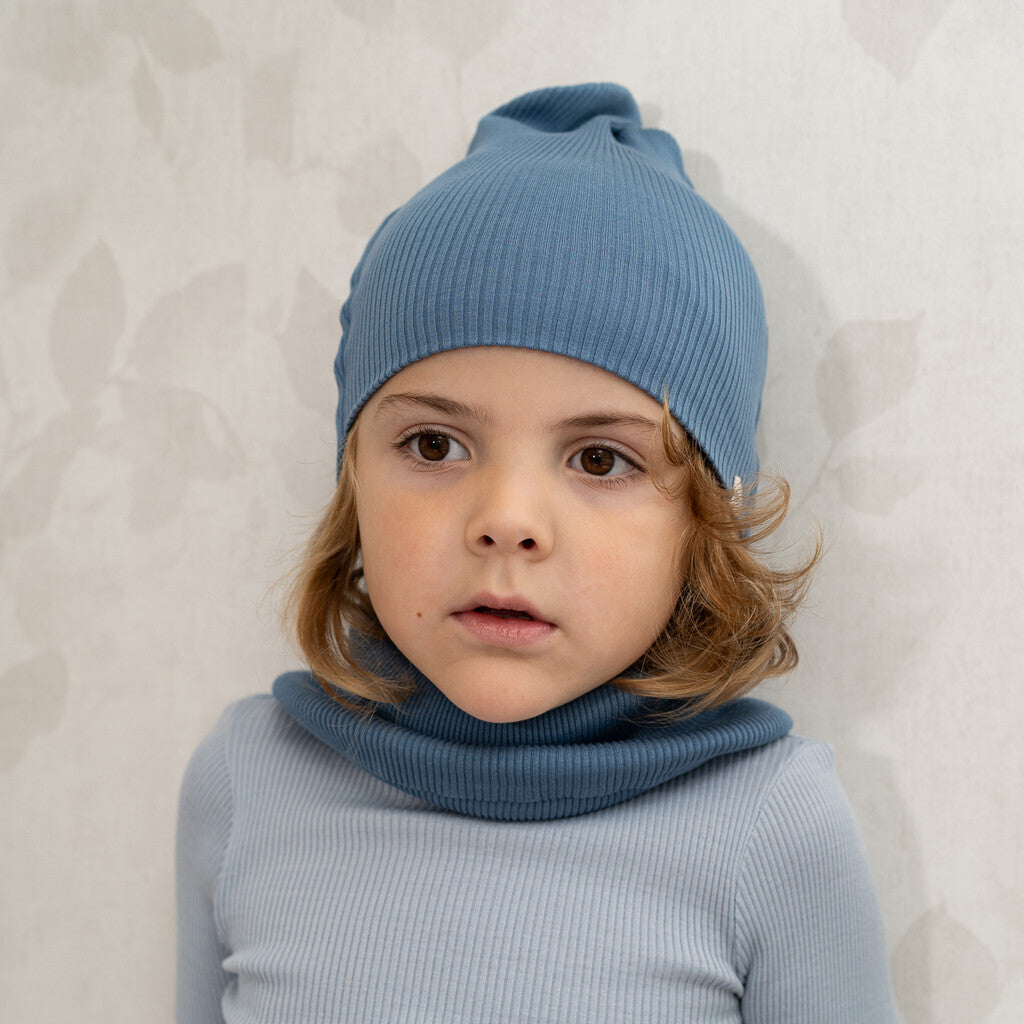 minimalisma Bambi Hat / Bonnet Steel Blue