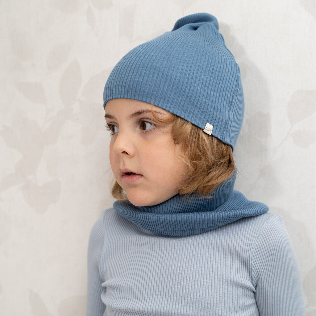 minimalisma Bambi Hat / Bonnet Steel Blue