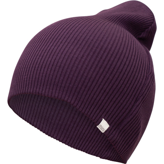 minimalisma Bambi - Children's silk beanie Hat / Bonnet Blackberry