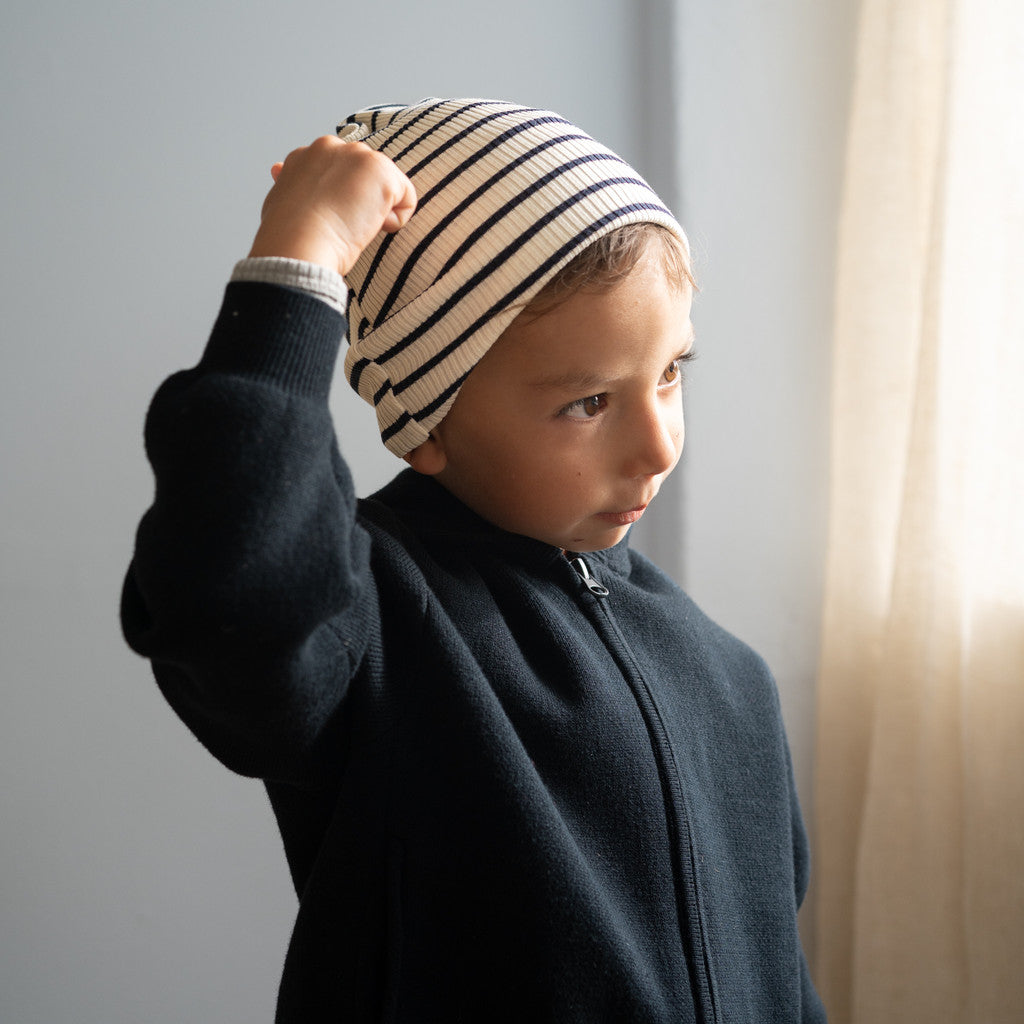 minimalisma Bambi - Children's silk beanie Hat / Bonnet Sailor