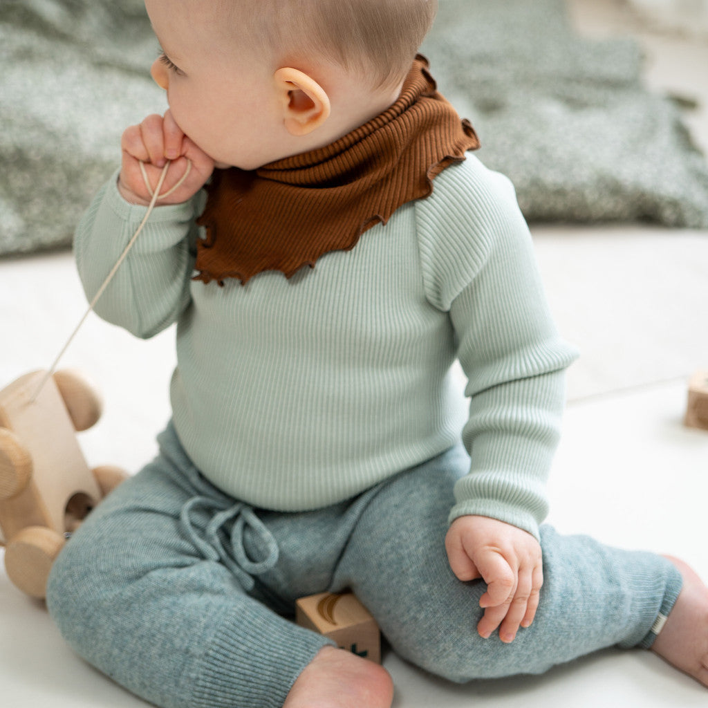 minimalisma Bandana Bib / Hairband / Acc Chocolate