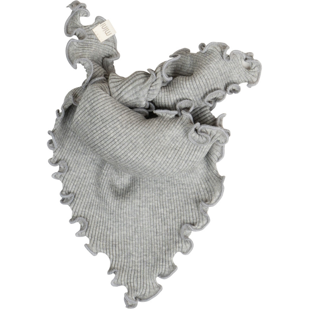 minimalisma Bandana - Baby silk scarf Bib / Hairband / Acc Grey Melange