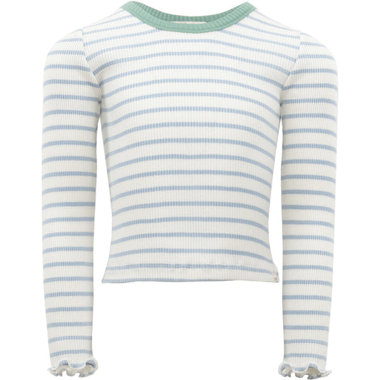 minimalisma Bardot 6-14Y Blouse for kids Clear Stripes