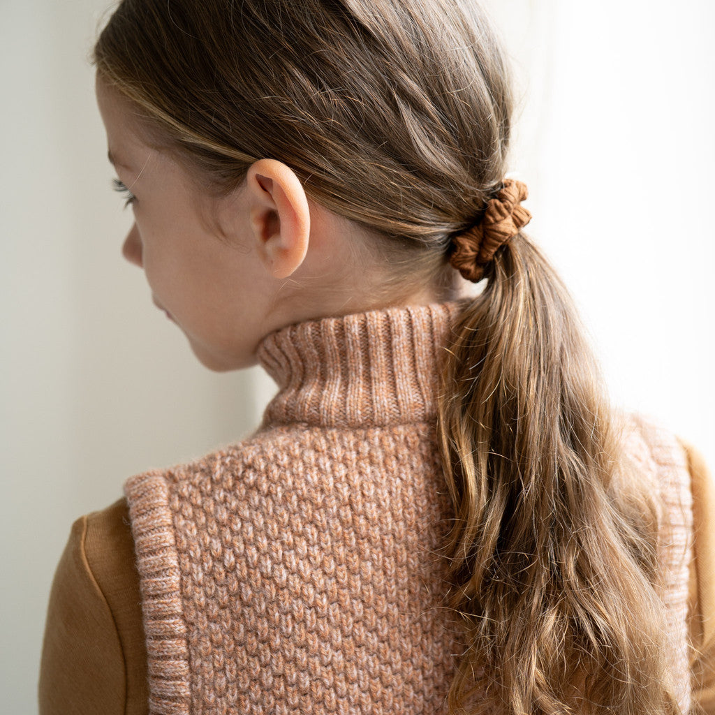 minimalisma Belastic Bib / Hairband / Acc Chocolate