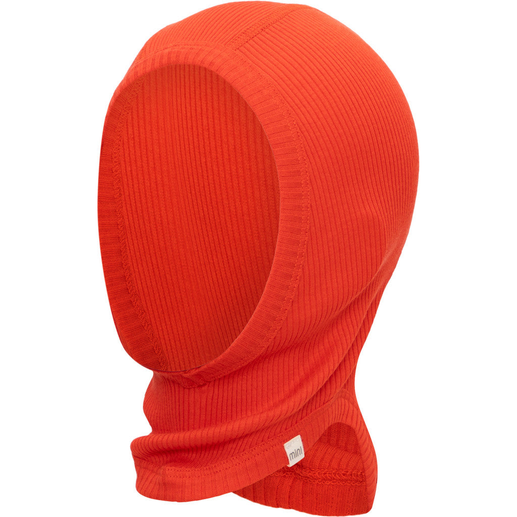 minimalisma Belefant - Children's silk balaclava Hat / Bonnet Red