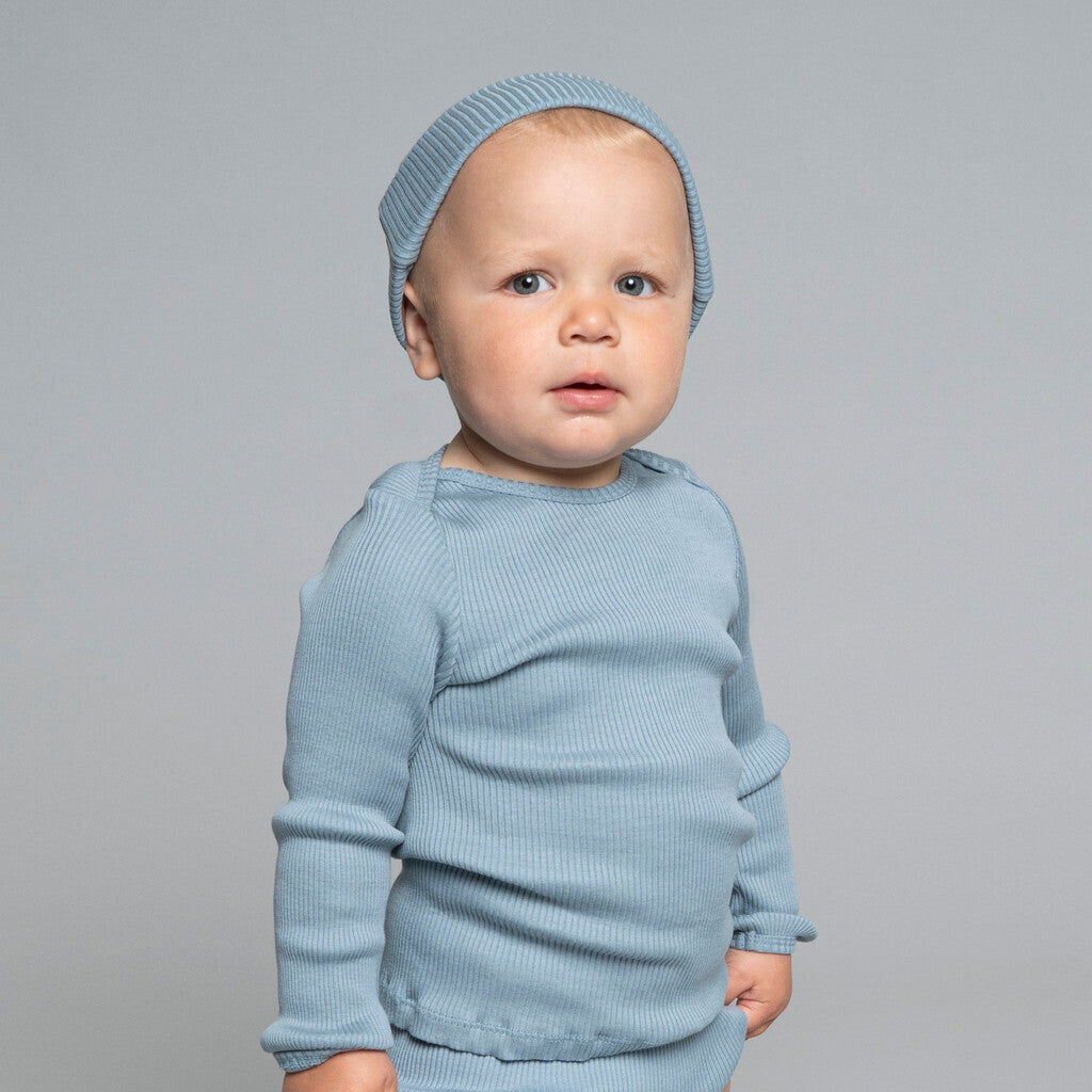 minimalisma Belfast Blouse for babies Clear Blue