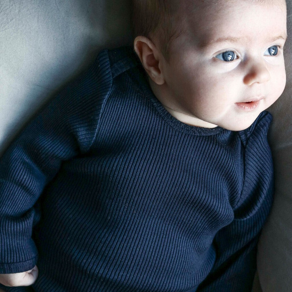 minimalisma Belfast Blouse for babies Dark Blue