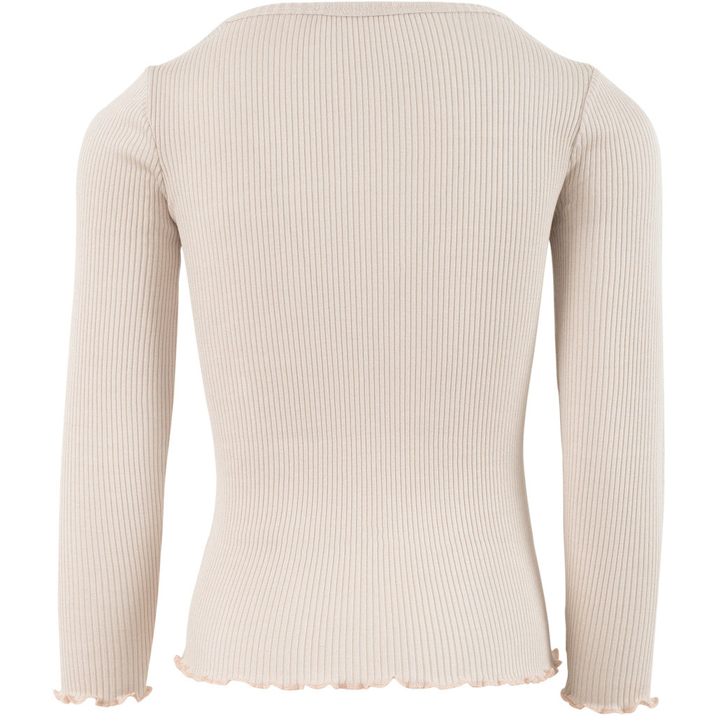 minimalisma Bergen-frill 2-6Y Blouse for kids Ecru with Sweet Rose