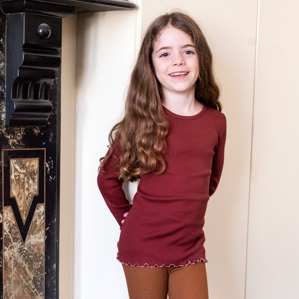 minimalisma Bergen-frill 2-6Y Blouse for kids Hibiscus