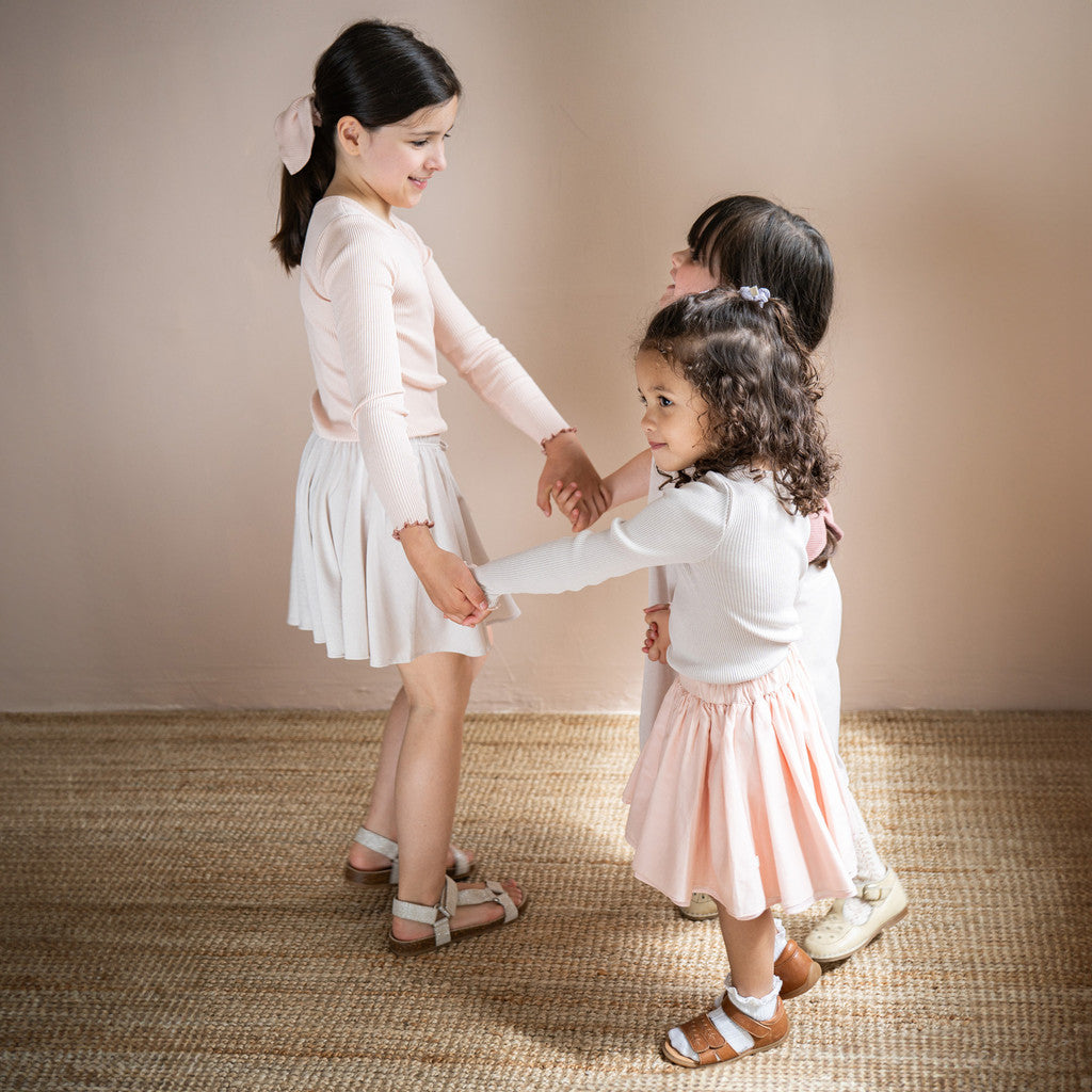 minimalisma Bergen-frill 2-6Y Blouse for kids Sweet Rose with Antique Rose