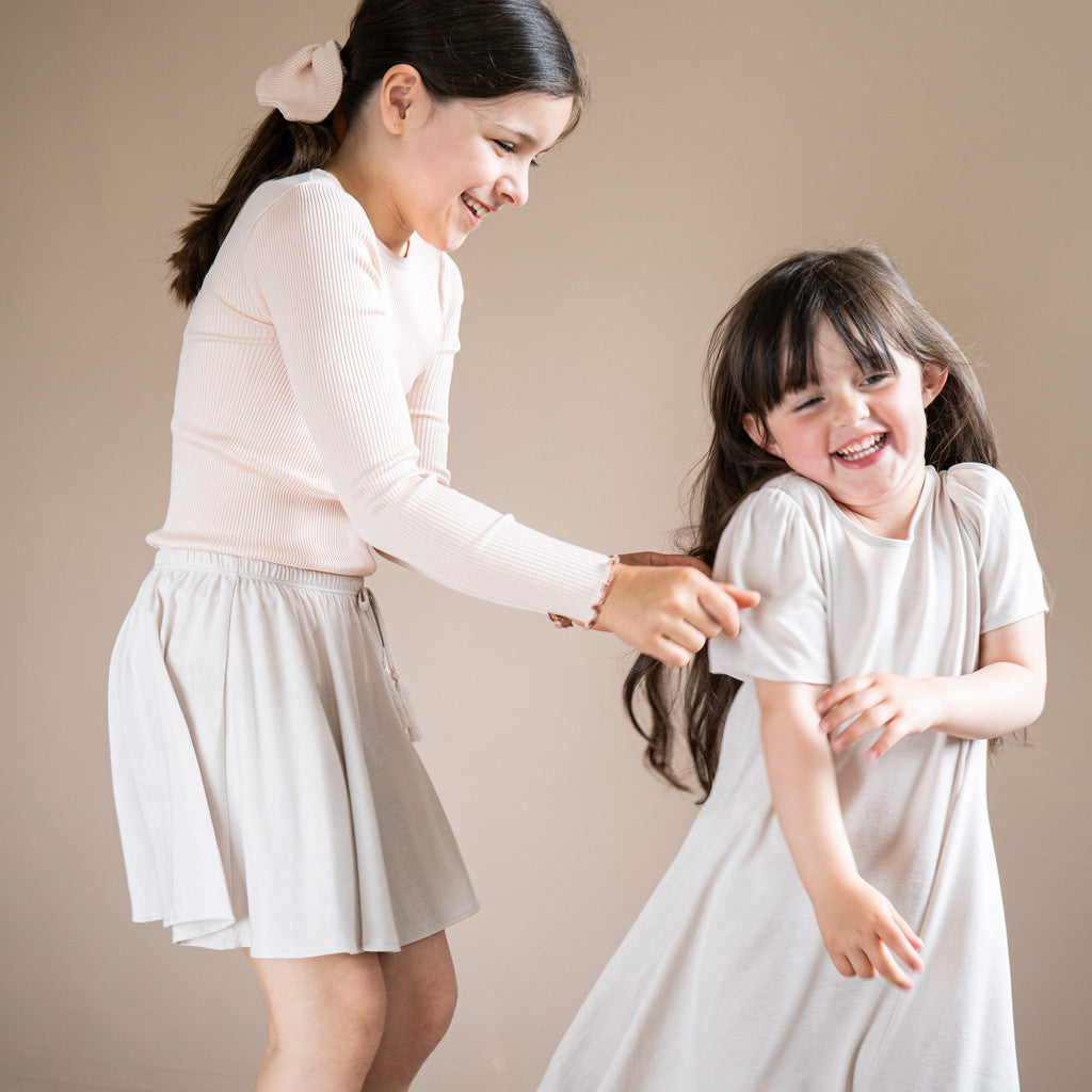 minimalisma Bergen-frill 2-6Y Blouse for kids Sweet Rose with Antique Rose