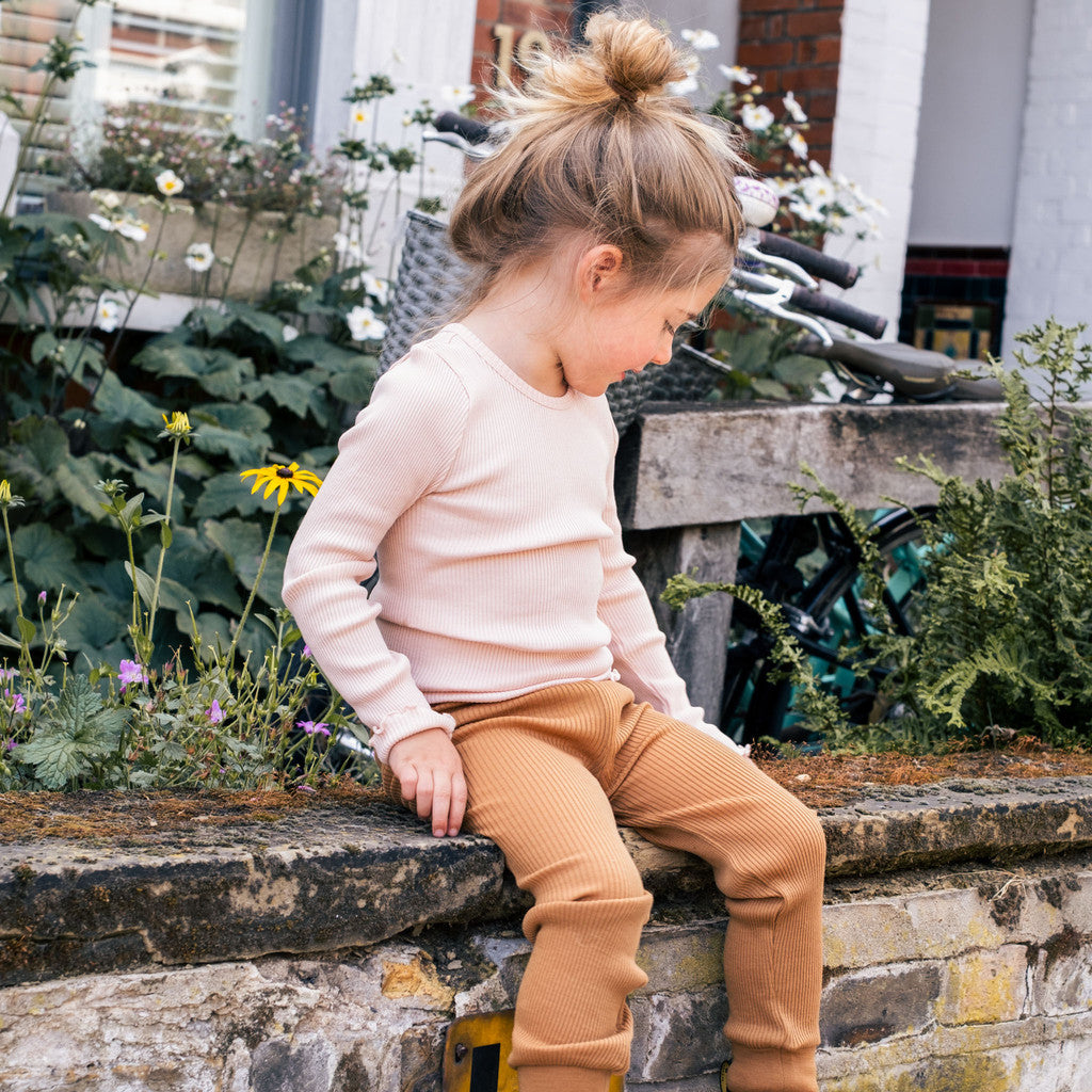 minimalisma Bergen-frill 6-14Y Blouse for kids Sweet Rose