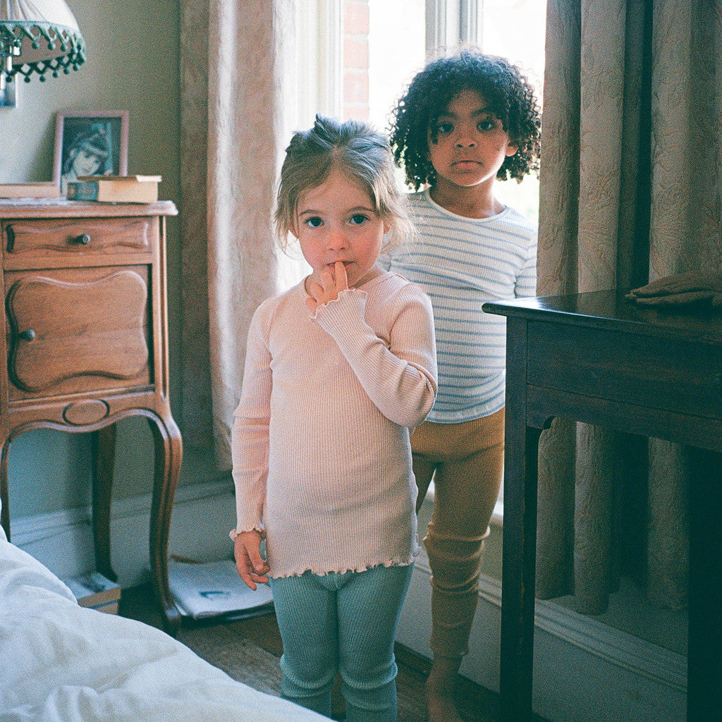 minimalisma Bergen-frill 6-14Y Blouse for kids Sweet Rose