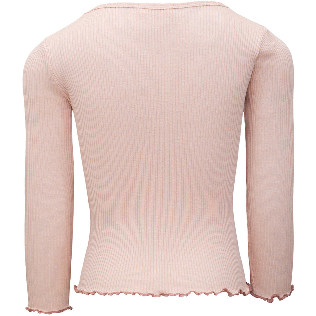 minimalisma Bergen-frill 6-14Y Blouse for kids Sweet Rose with Antique Rose