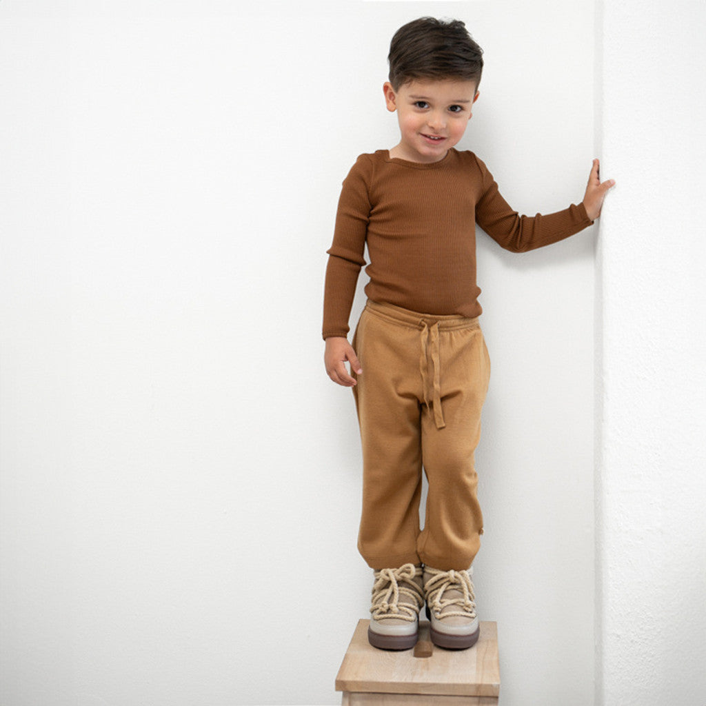 minimalisma Bergen 2-6Y Blouse for kids Chocolate