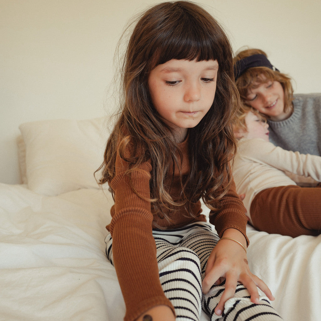 minimalisma Bergen 2-6Y Blouse for kids Chocolate