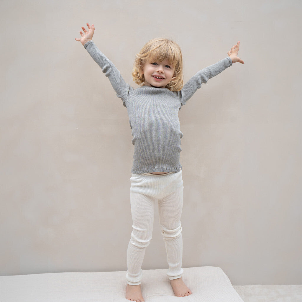 minimalisma Bergen 2-6Y Blouse for kids Grey Melange