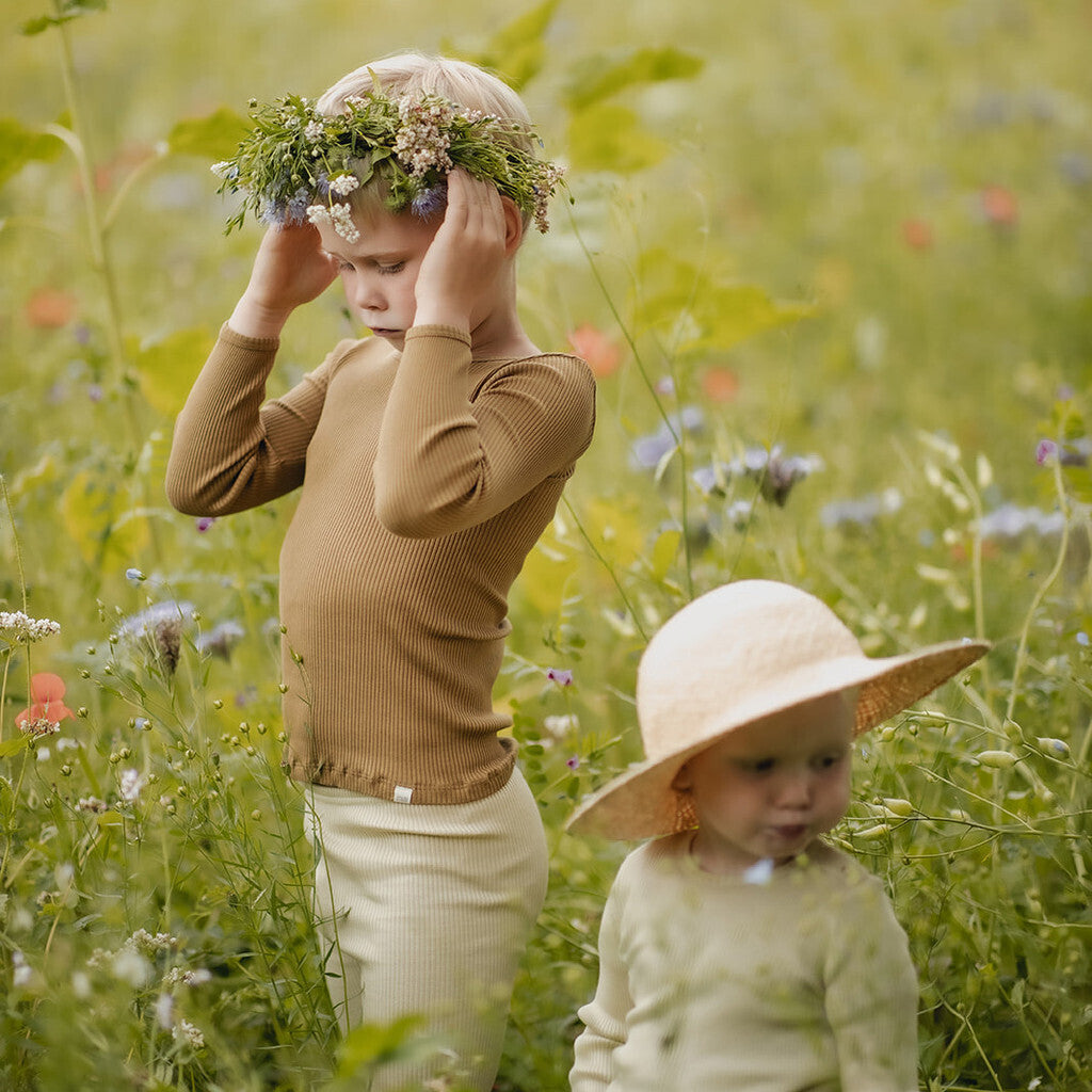 minimalisma Bergen 2-6Y classic Blouse for kids Seaweed