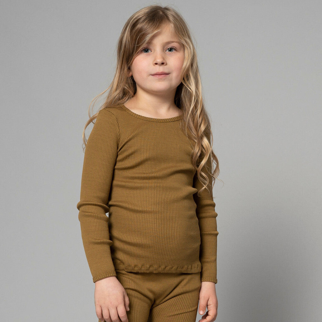 minimalisma Bergen 2-6Y classic Blouse for kids Seaweed