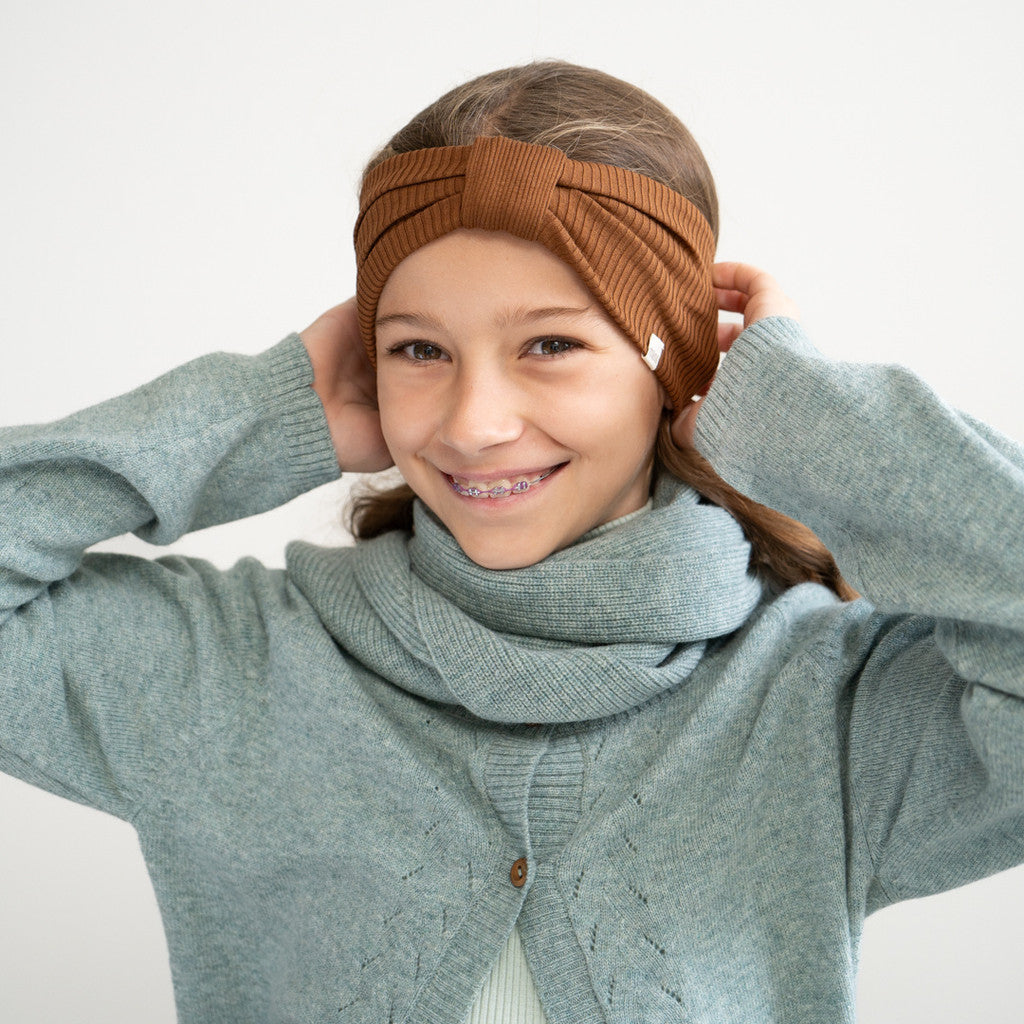 minimalisma Bi Bib / Hairband / Acc Chocolate