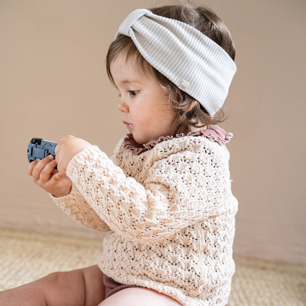 minimalisma Bi Bib / Hairband / Acc Ecru