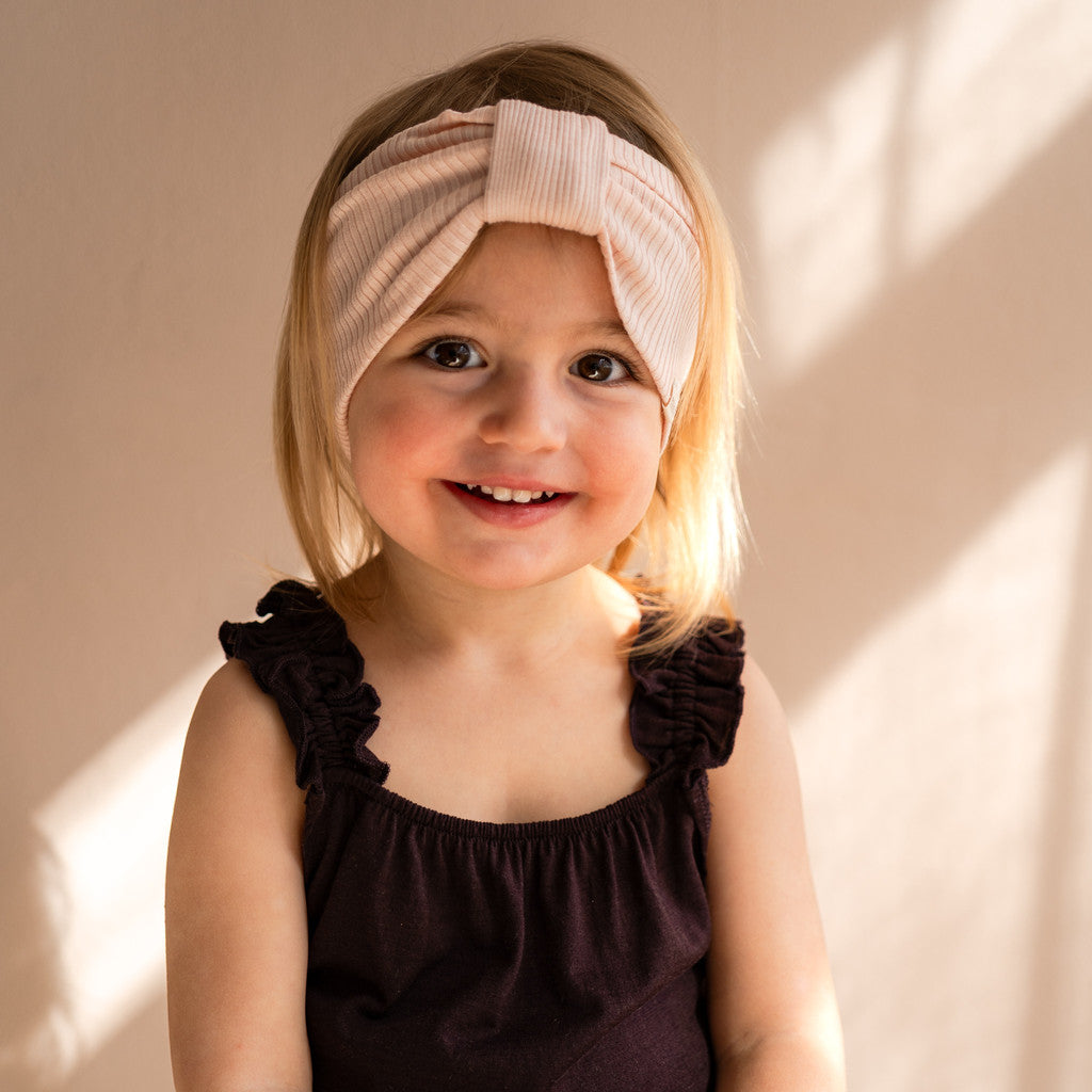 minimalisma Bi - Children's silk headband Bib / Hairband / Acc Sweet Rose