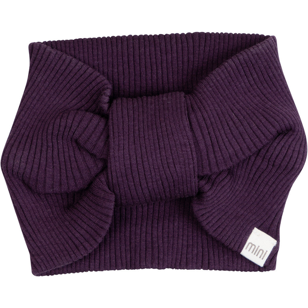 minimalisma Bi - Children's silk headband Bib / Hairband / Acc Blackberry