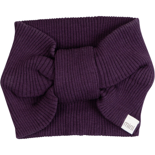 minimalisma Bi - Children's silk headband Bib / Hairband / Acc Blackberry