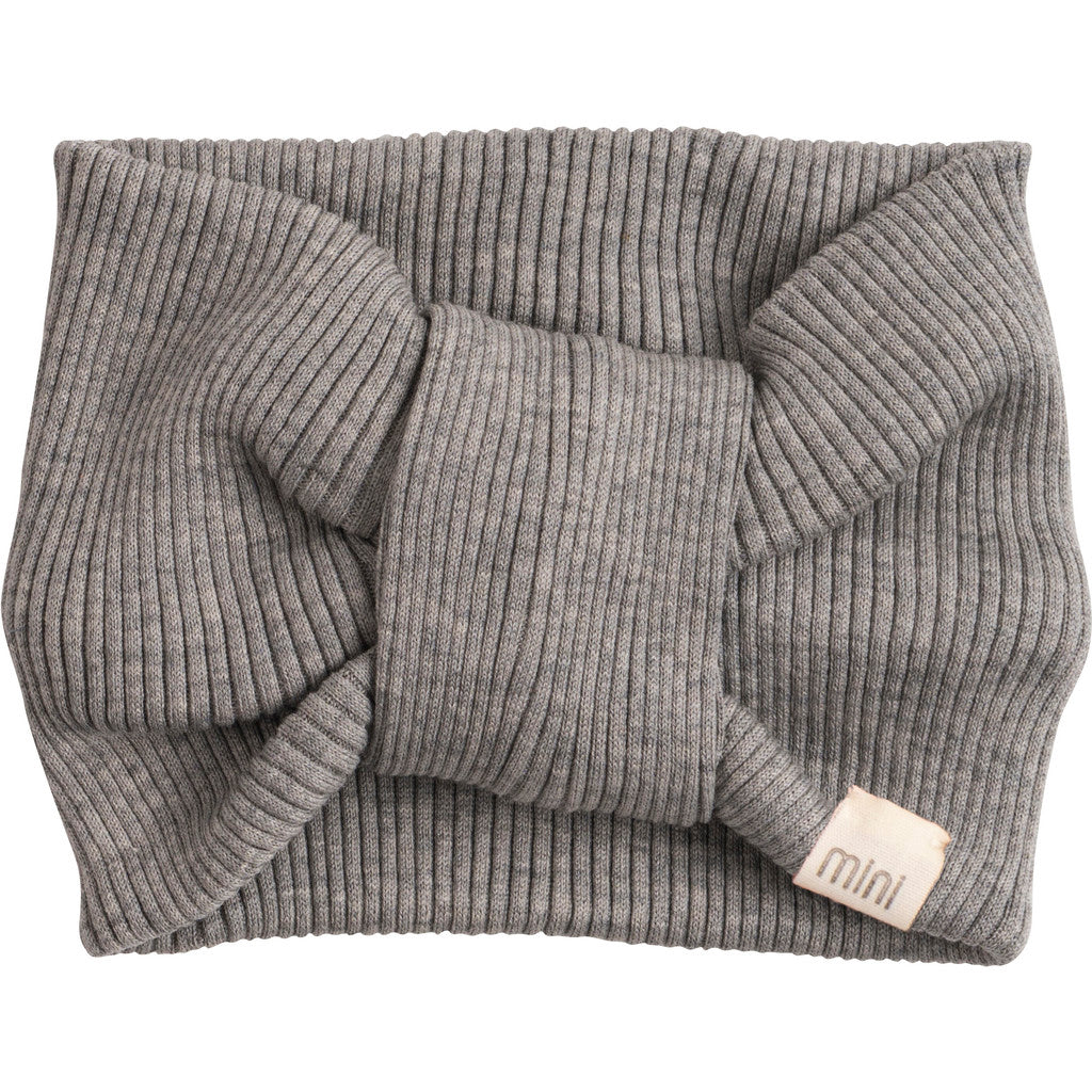 minimalisma Bi - Children's silk headband Bib / Hairband / Acc Grey Melange