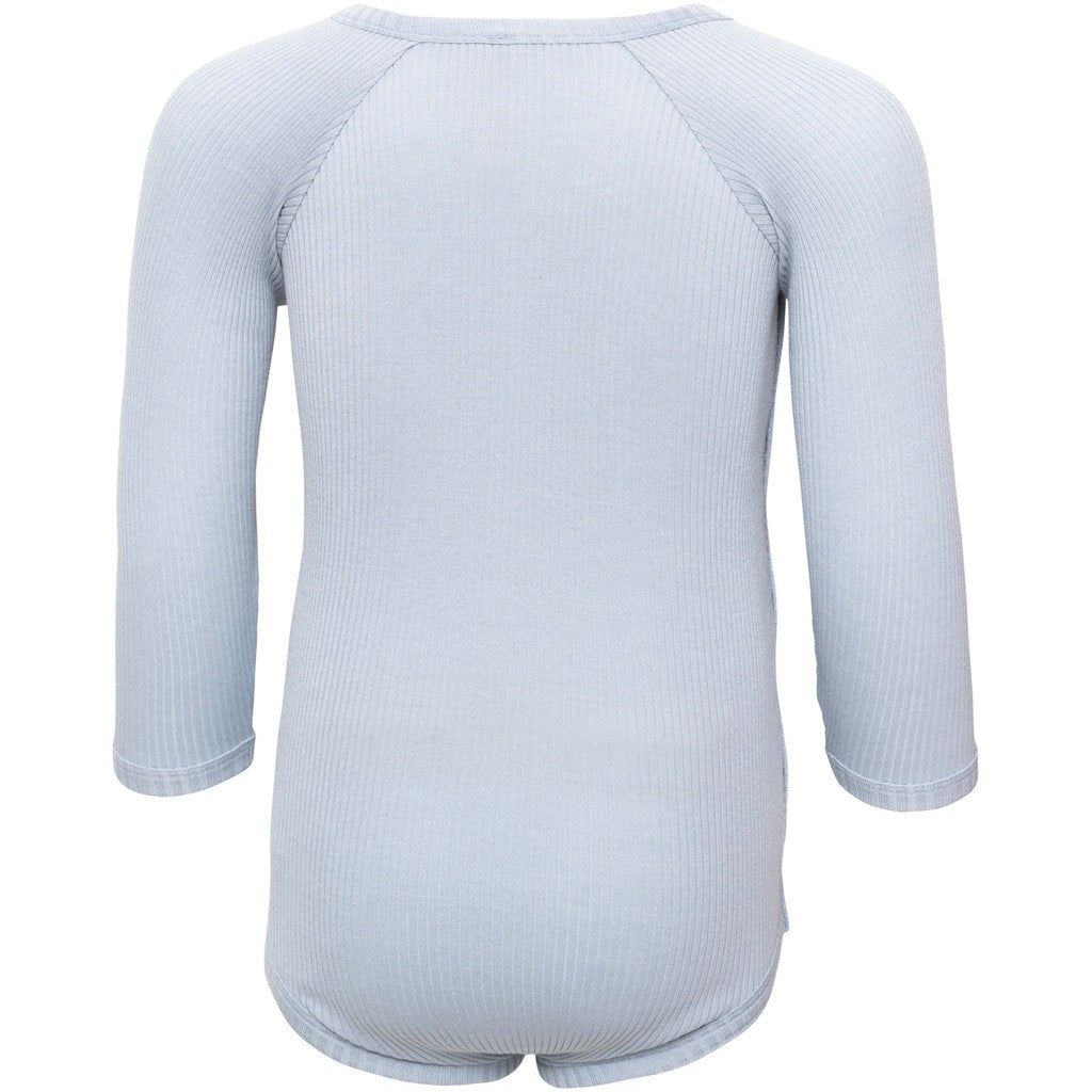 minimalisma Bibi - Baby silk long sleeve wrap bodysuit Body Clearwater