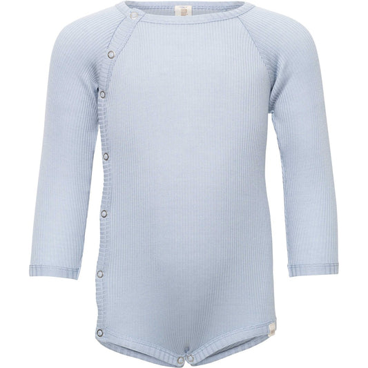 minimalisma Bibi - Baby silk long sleeve wrap bodysuit Body Clearwater