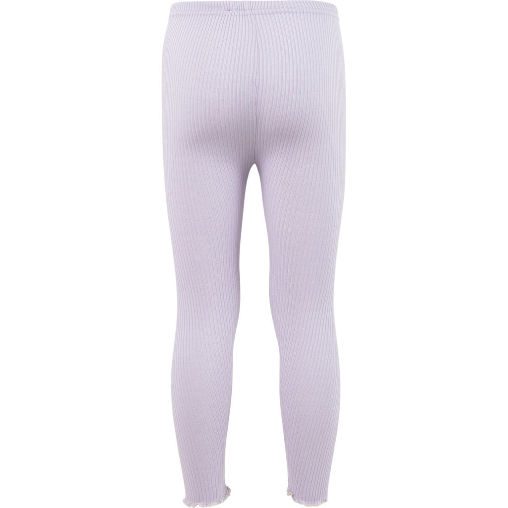 minimalisma Bieber-Frill 6-14Y Leggings / pants for kids Mauve with Ecru