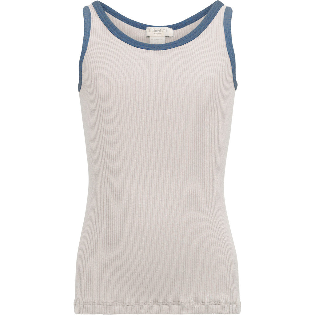 minimalisma Billund 2-6Y Blouse for kids Ecru with Fjord Blue