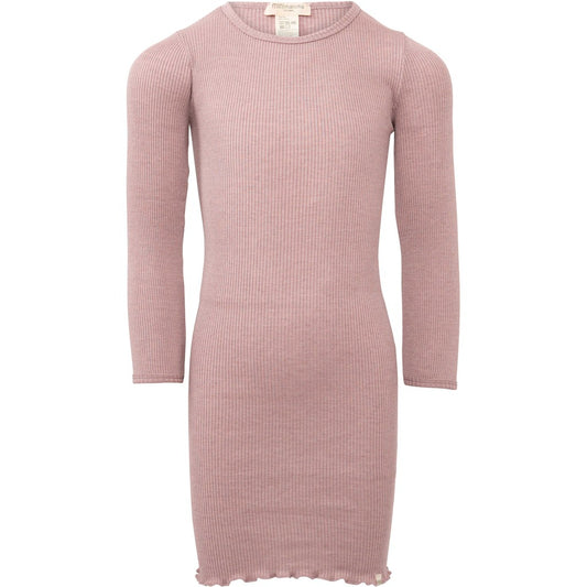 minimalisma Bina - Children's silk nightgown Dress Dusty Rose