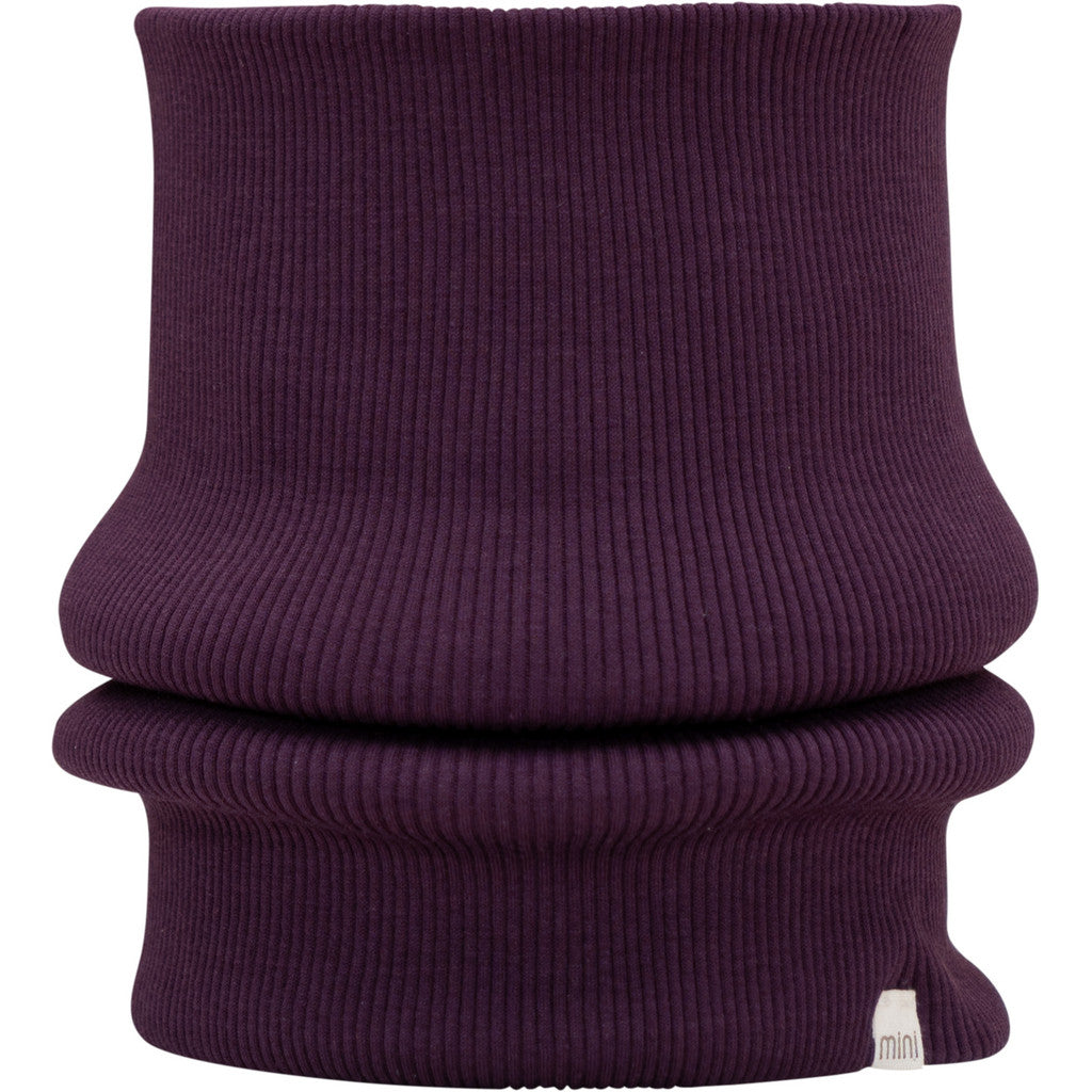 minimalisma Birk - Children's silk snood Bib / Hairband / Acc Blackberry