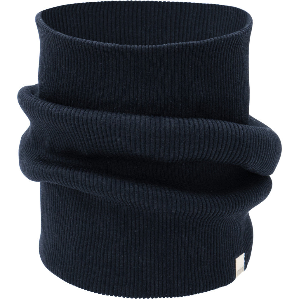 minimalisma Birk - Children's silk snood Bib / Hairband / Acc Dark Blue