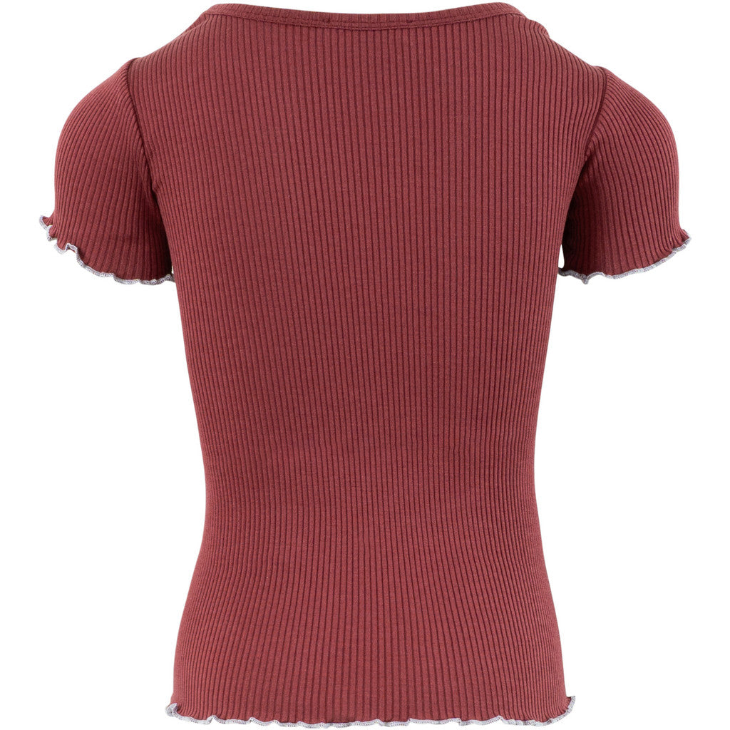 minimalisma Blomst 6-12Y Blouse for kids Pomegranate with Mauve