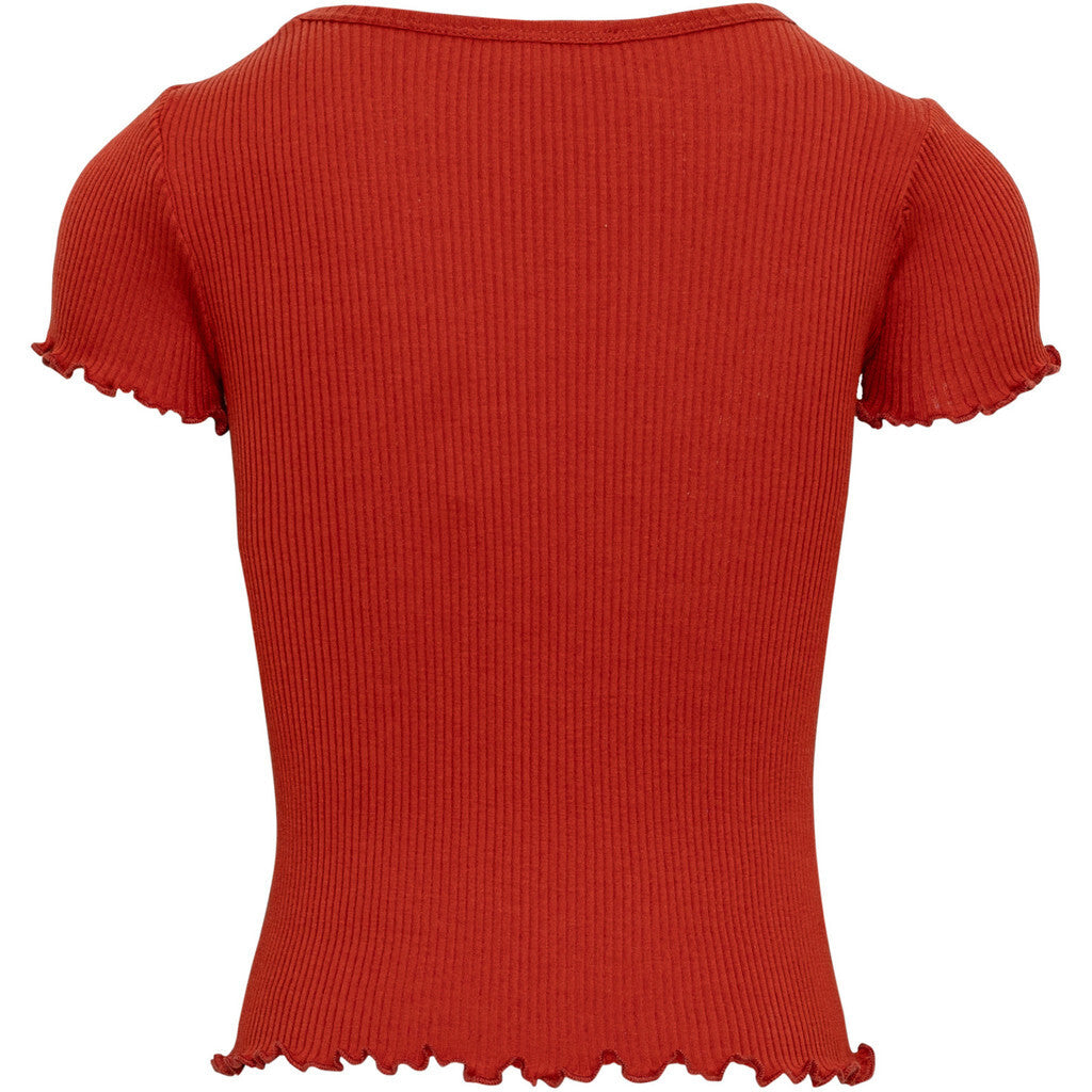 minimalisma Blomst 6-12Y Blouse for kids Poppy Red